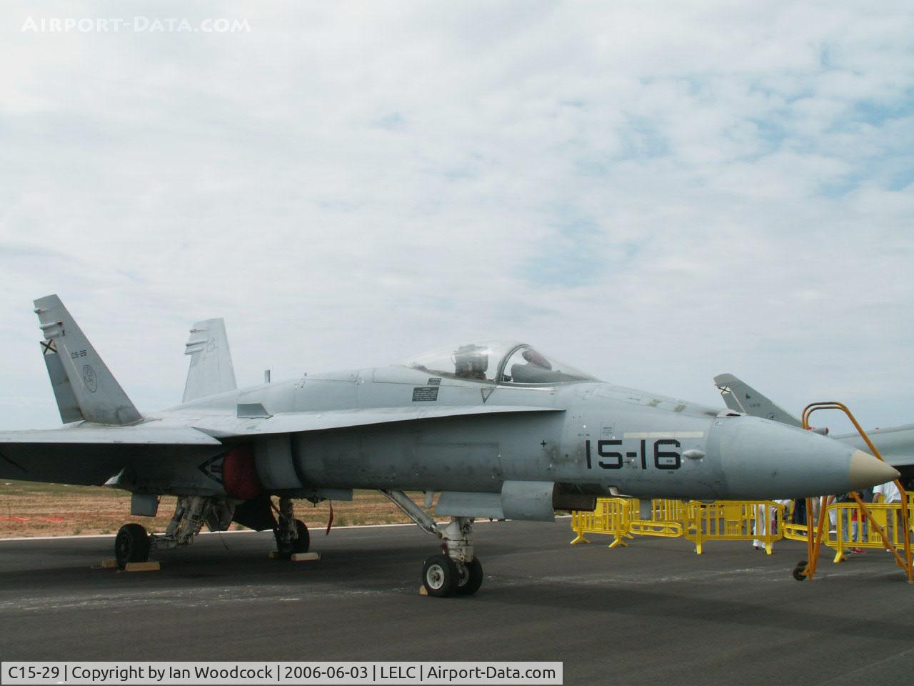 C15-29, McDonnell Douglas EF-18A Hornet C/N 0610/A516, McDonnell-Douglas EF-18A/Spanish AF/San Javier,Murcia