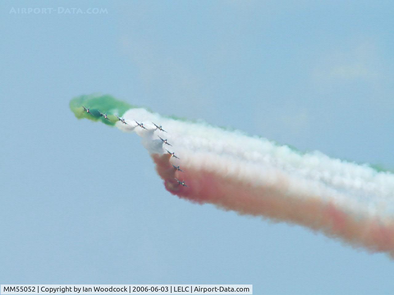 MM55052, Aermacchi MB-339PAN C/N 6846/186/AA083, Frecce Tricolori/Italian AF/San Javier,Murcia