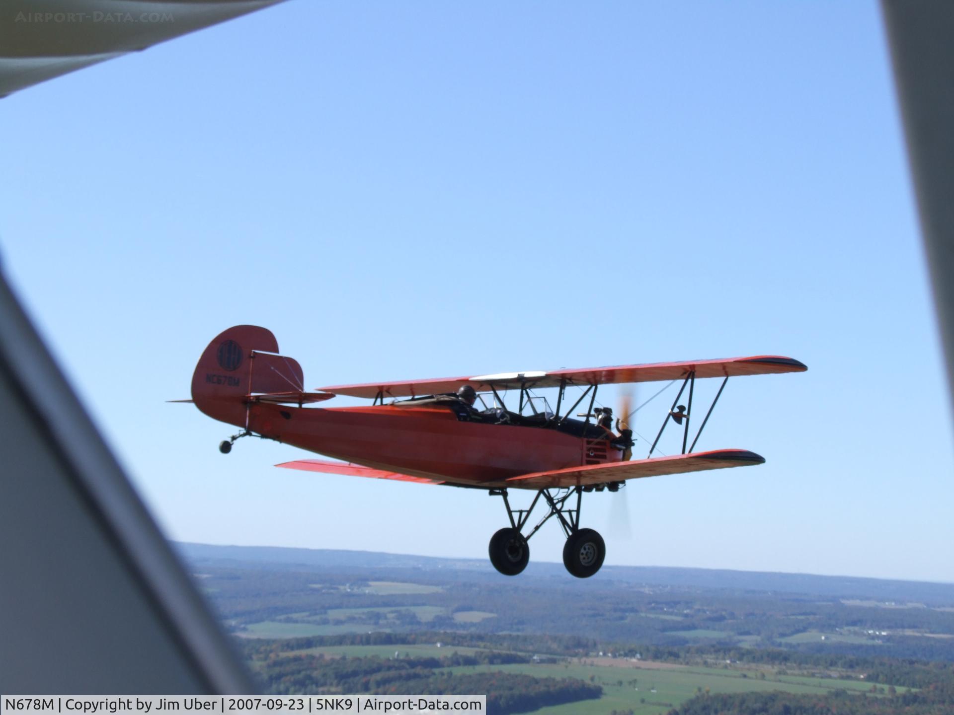 N678M, 1930 Fleet Model 2 C/N 226, George doing a 