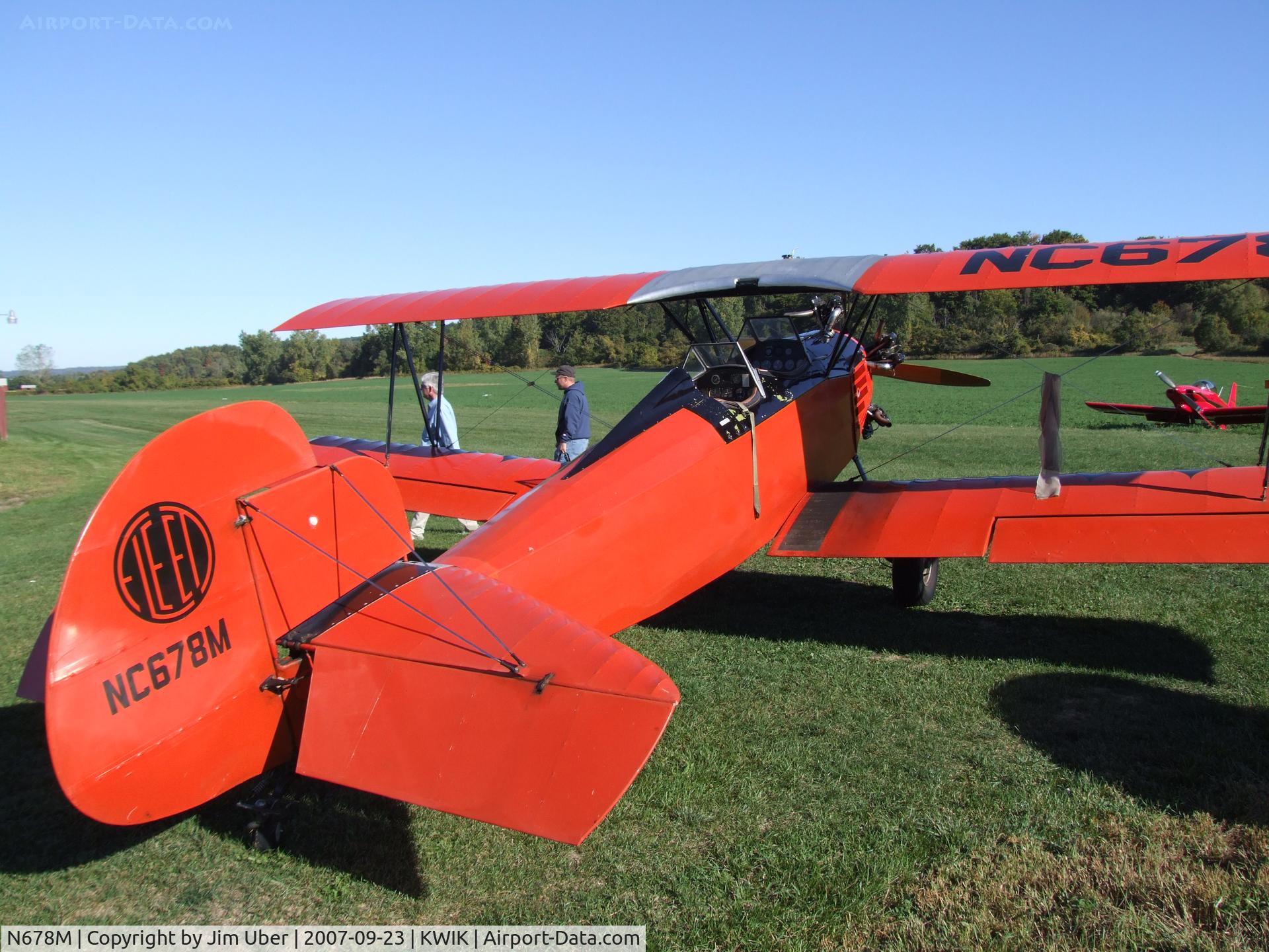 N678M, 1930 Fleet Model 2 C/N 226, Upgraded control surfaces (larger than original); The CAA required this in the '40's
