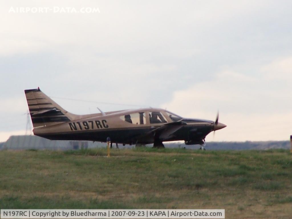N197RC, 1974 Aero Commander 112 C/N 197, Taxi for takeoff