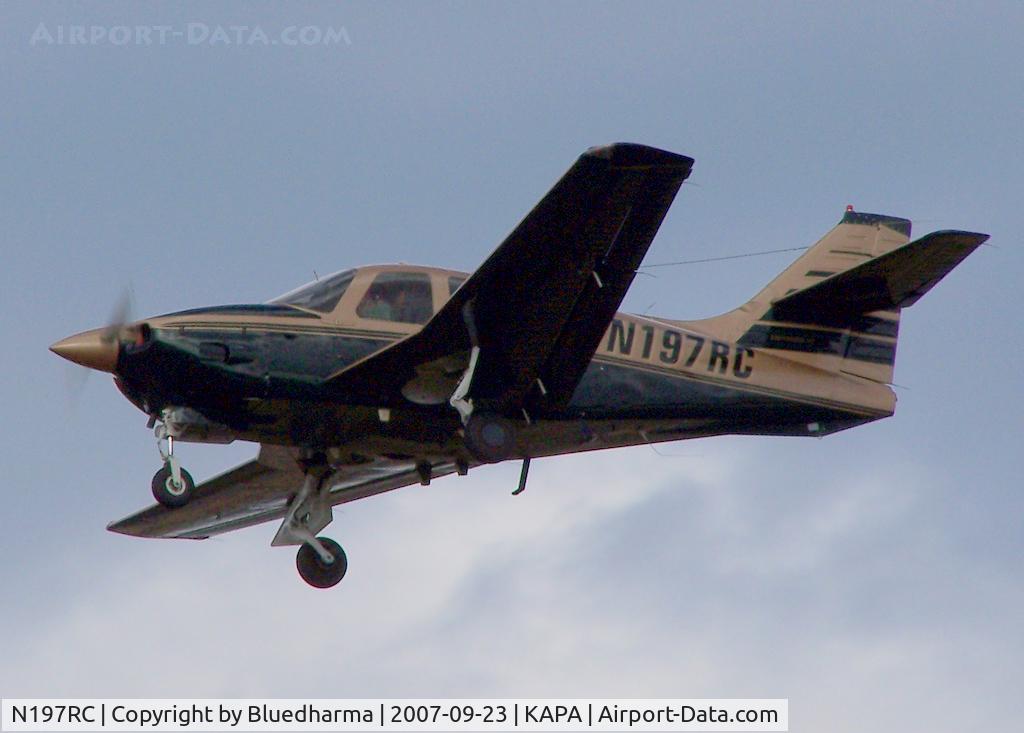 N197RC, 1974 Aero Commander 112 C/N 197, Landing on 17L