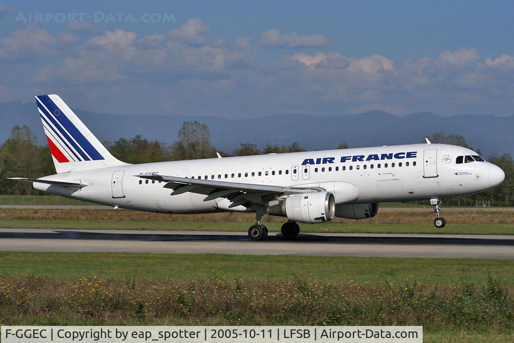 F-GGEC, 1988 Airbus A320-111 C/N 13, landing from Paris ORY