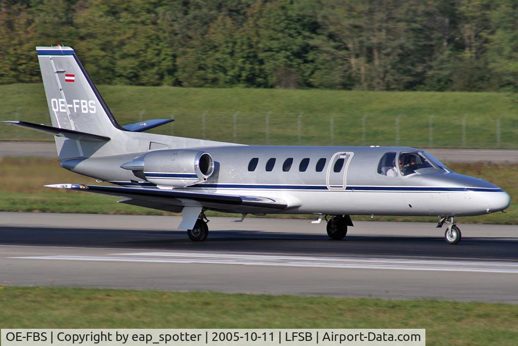 OE-FBS, 1988 Cessna 551 Citation II/SP C/N 551-0574, departing to Austria