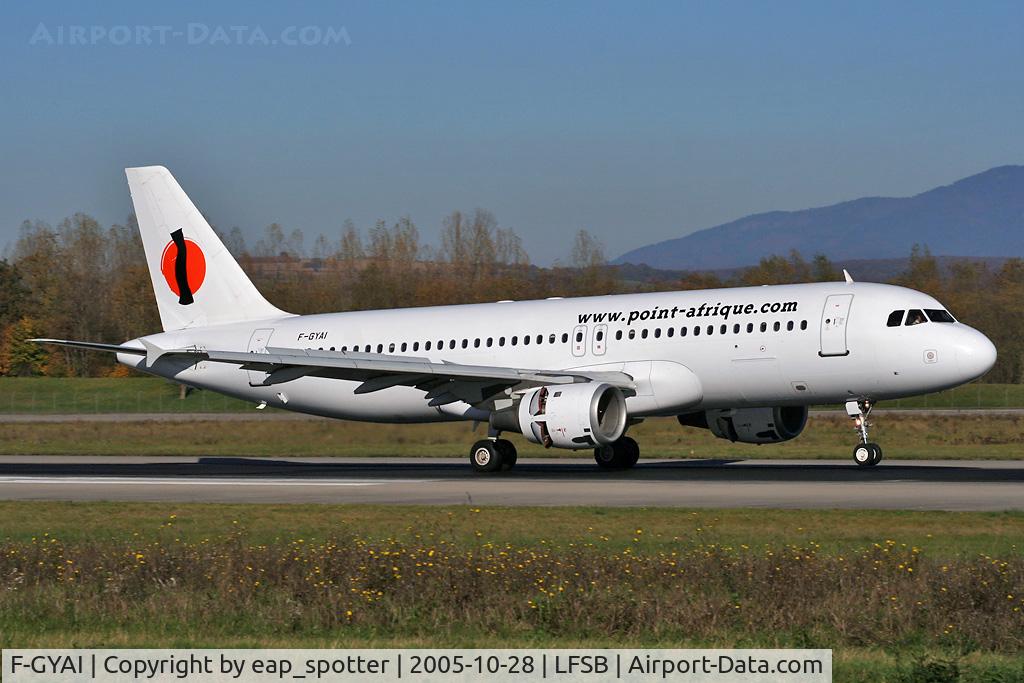 F-GYAI, 1992 Airbus A320-211 C/N 293, landing rwy 16