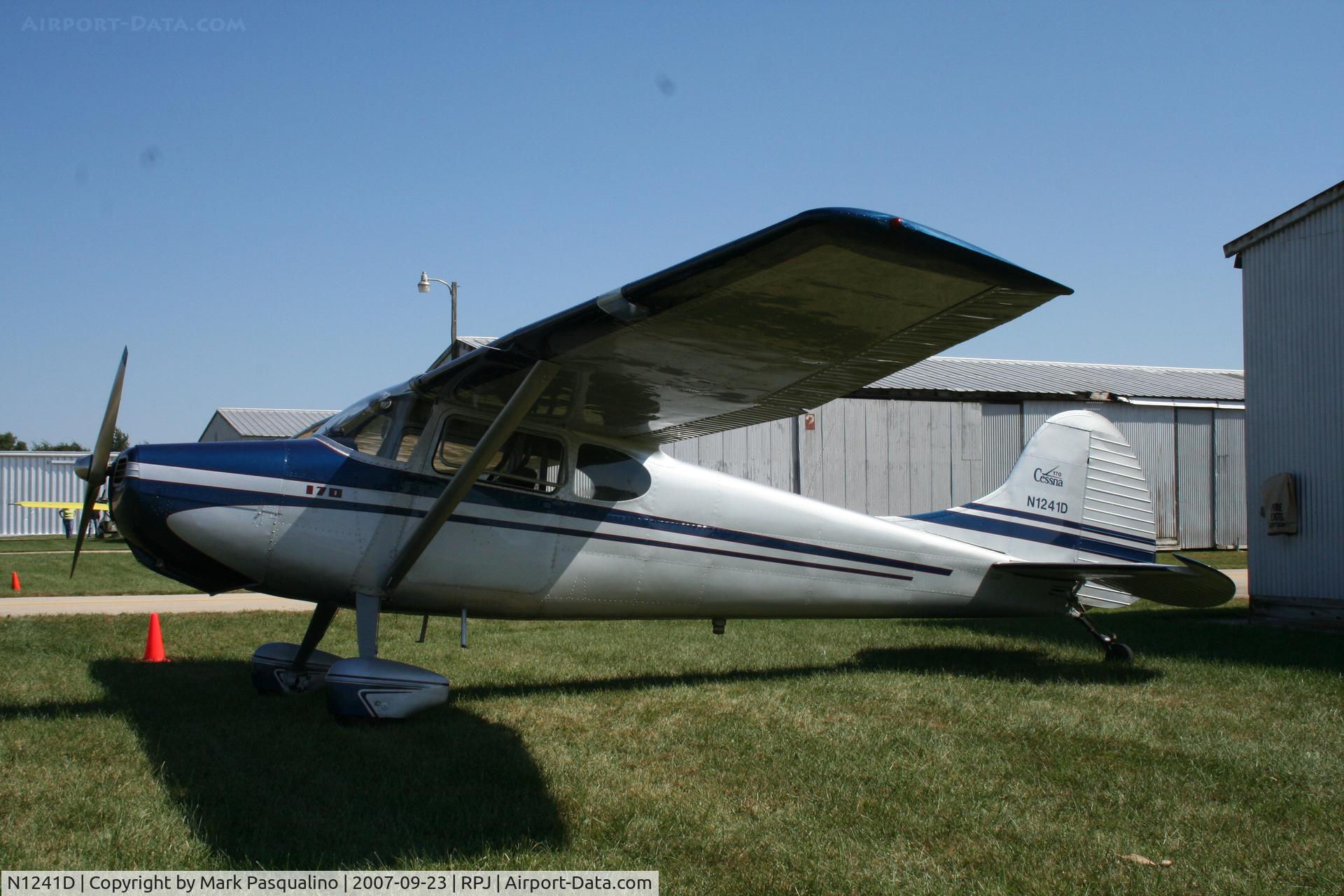 N1241D, 1956 Cessna 170A C/N 19795, Cessna 170A