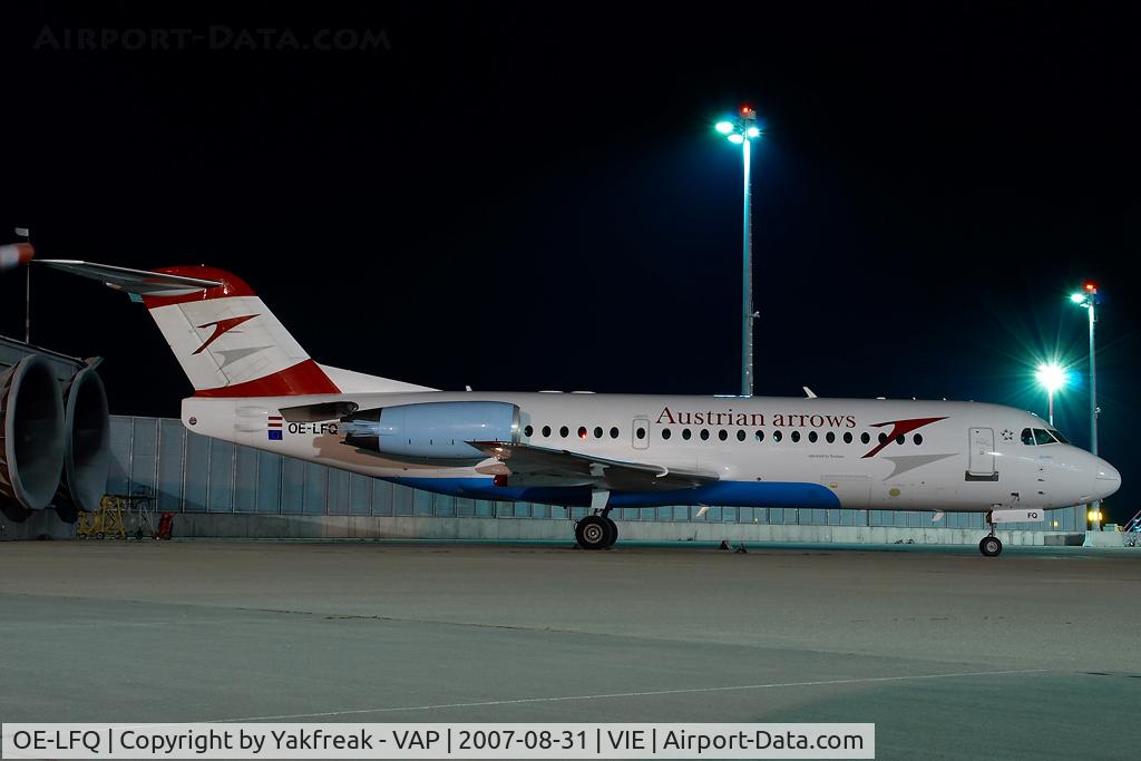 OE-LFQ, 1996 Fokker 70 (F-28-0070) C/N 11568, Austrian Arrows Fokker 70