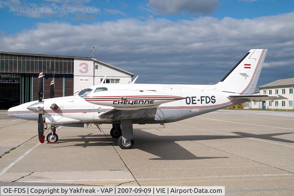 OE-FDS, 1977 Piper PA-31T1-500 Cheyenne IA C/N 31T-7720056, Piper 31T
