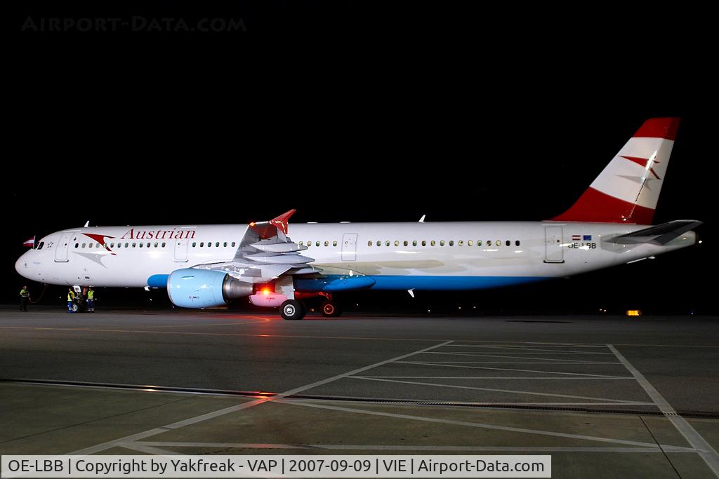 OE-LBB, 1995 Airbus A321-111 C/N 570, Austrian Airlines Airbus A321