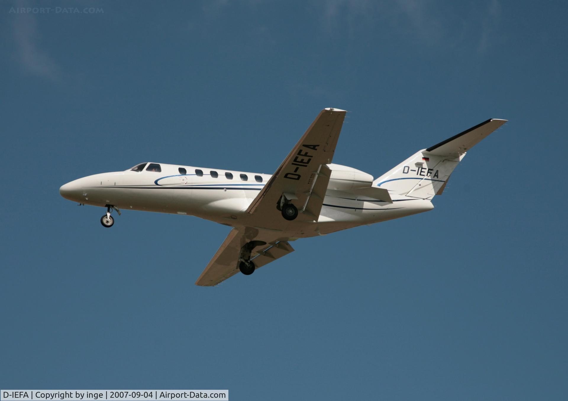 D-IEFA, 2007 Cessna 525A CitationJet CJ2+ C/N 525A-0358, Cessna Citation