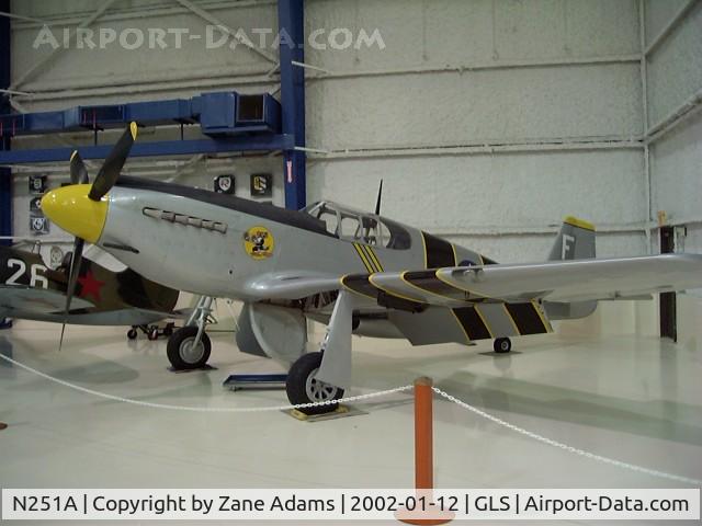 N251A, 1942 North American A-36A Apache C/N 42-83731, In the Lone Star Flight Museum 2002