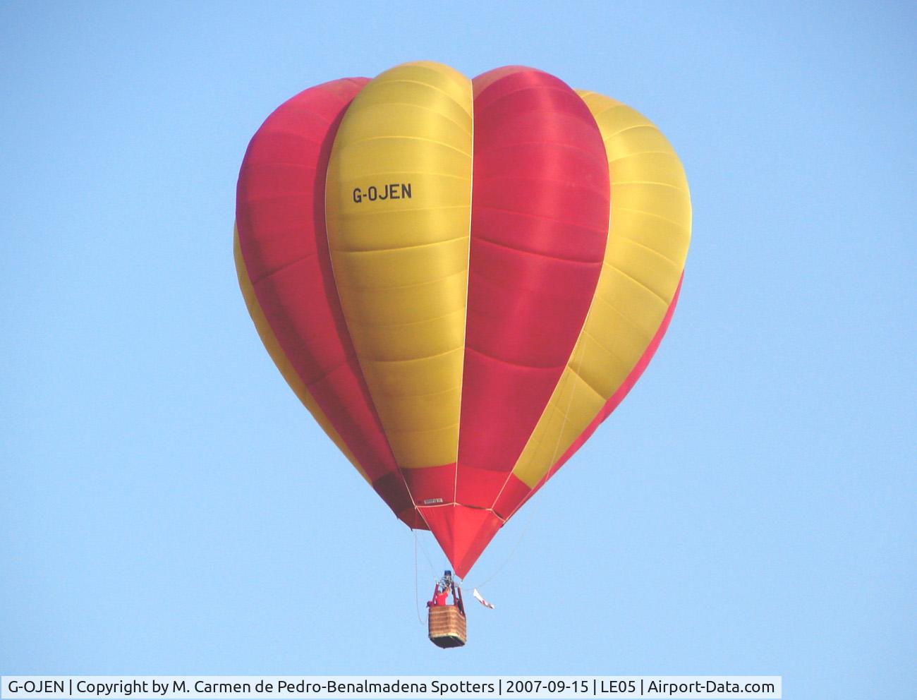 G-OJEN, 1994 Cameron Balloons V-77 C/N 3302, Flying early in the morning, in the zone of Antequera-Malaga (Spain)