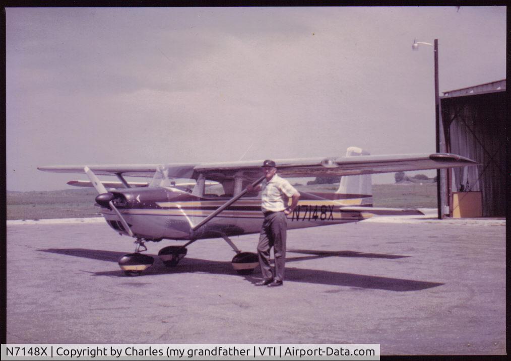 N7148X, 1961 Cessna 150A C/N 15059248, This is a pic of my grandfather when he owned N7148X.  Please give me a call sometime (319) 573-8016.  My name is Ben.