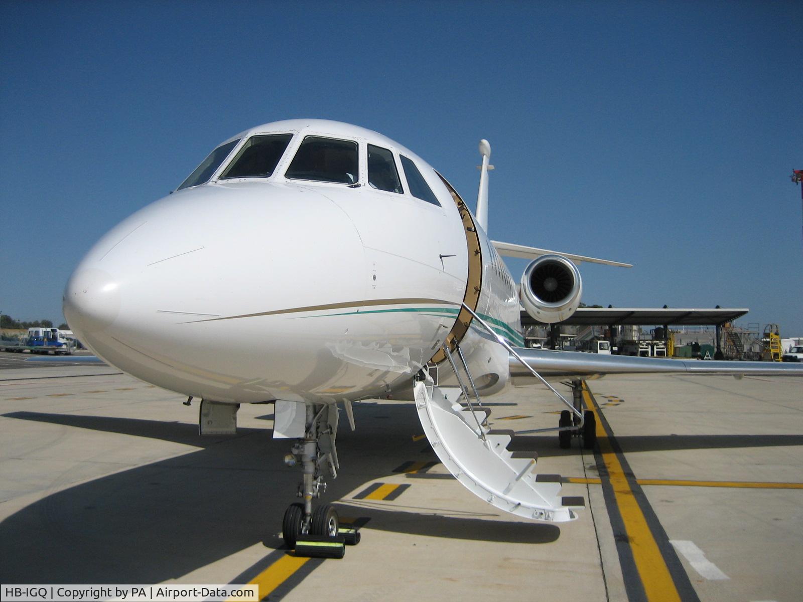 HB-IGQ, 2003 Dassault Falcon 2000EX C/N 9, FALCON 2000 EX DASNAIR IN OLBIA