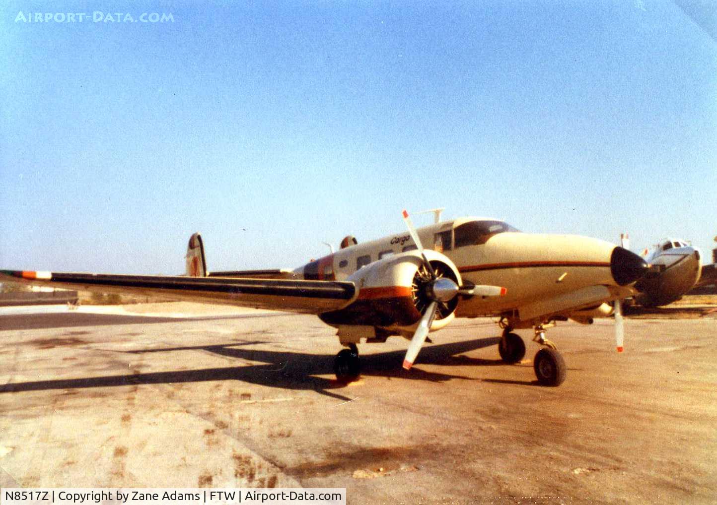 N8517Z, 1947 Beech D18S C/N A-352, At Mecham Field @ 1981