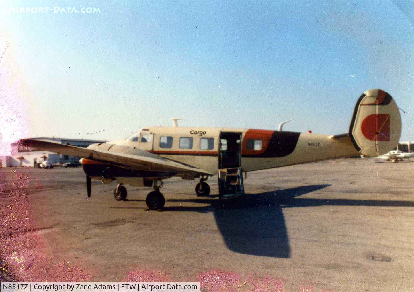 N8517Z, 1947 Beech D18S C/N A-352, At Mecham Field @ 1981