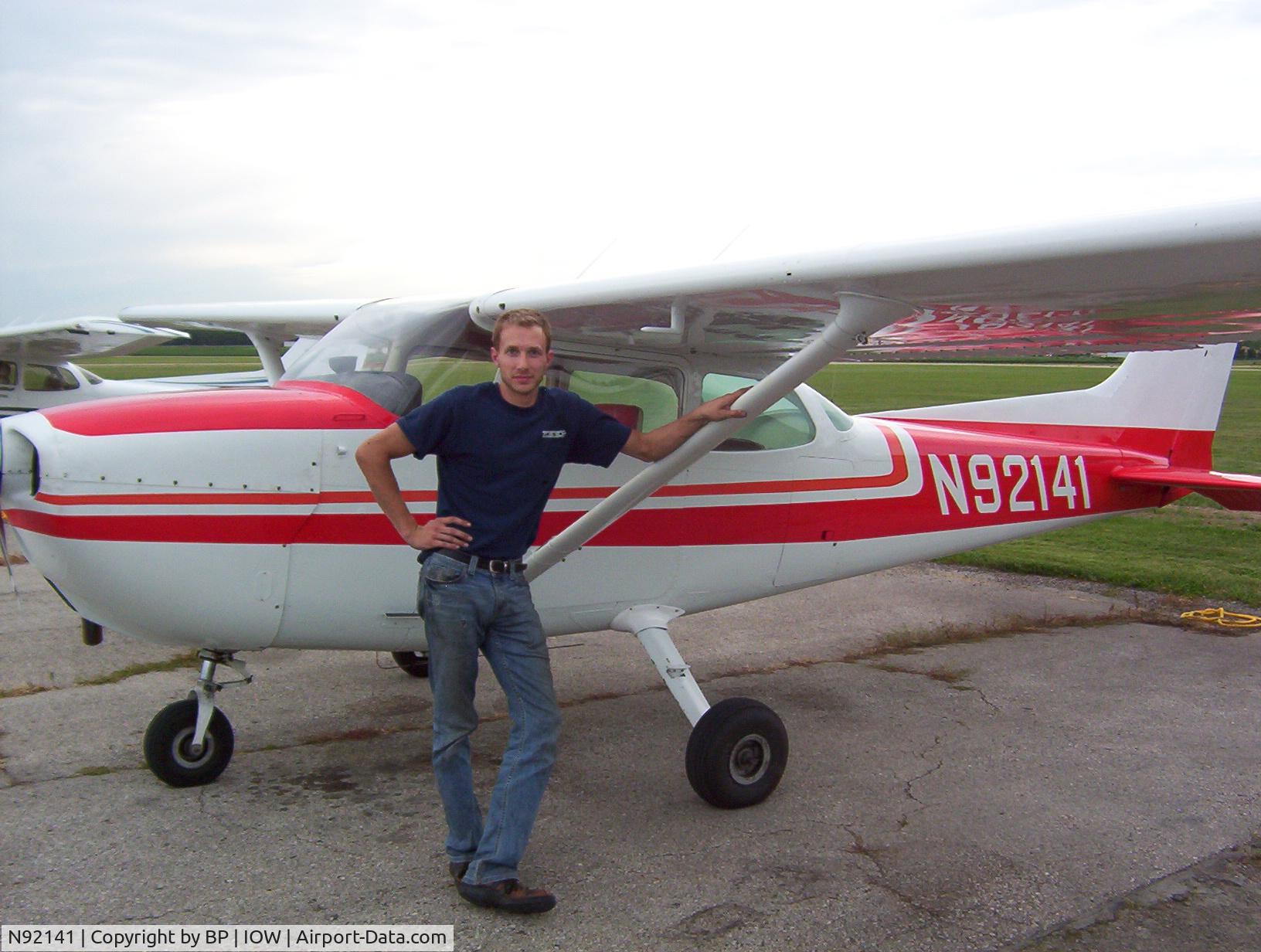 N92141, 1973 Cessna 172M C/N 17261549, Ben's solo flight