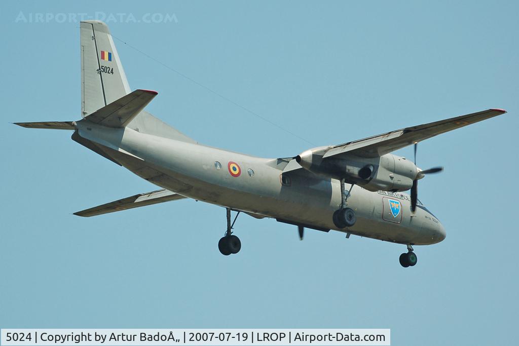 5024, Antonov An-24RT C/N 1025024, Romania Air Force