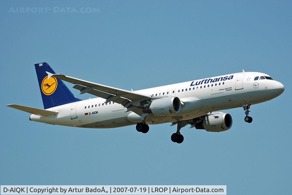 D-AIQK, 1991 Airbus A320-211 C/N 0218, Lufthansa