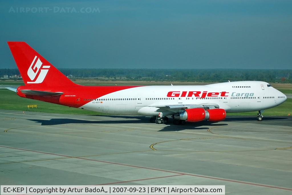 EC-KEP, 1987 Boeing 747-21AC C/N 23652, GirJet Cargo