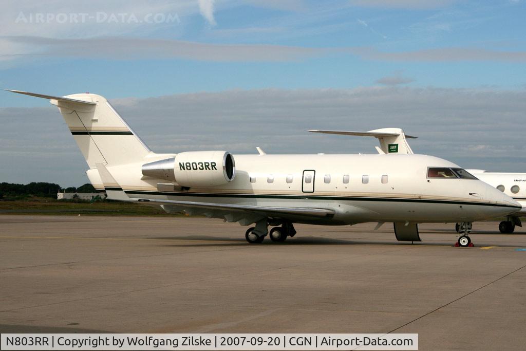 N803RR, 1990 Canadair Challenger 601-3A (CL-600-2B16) C/N 5073, visitor