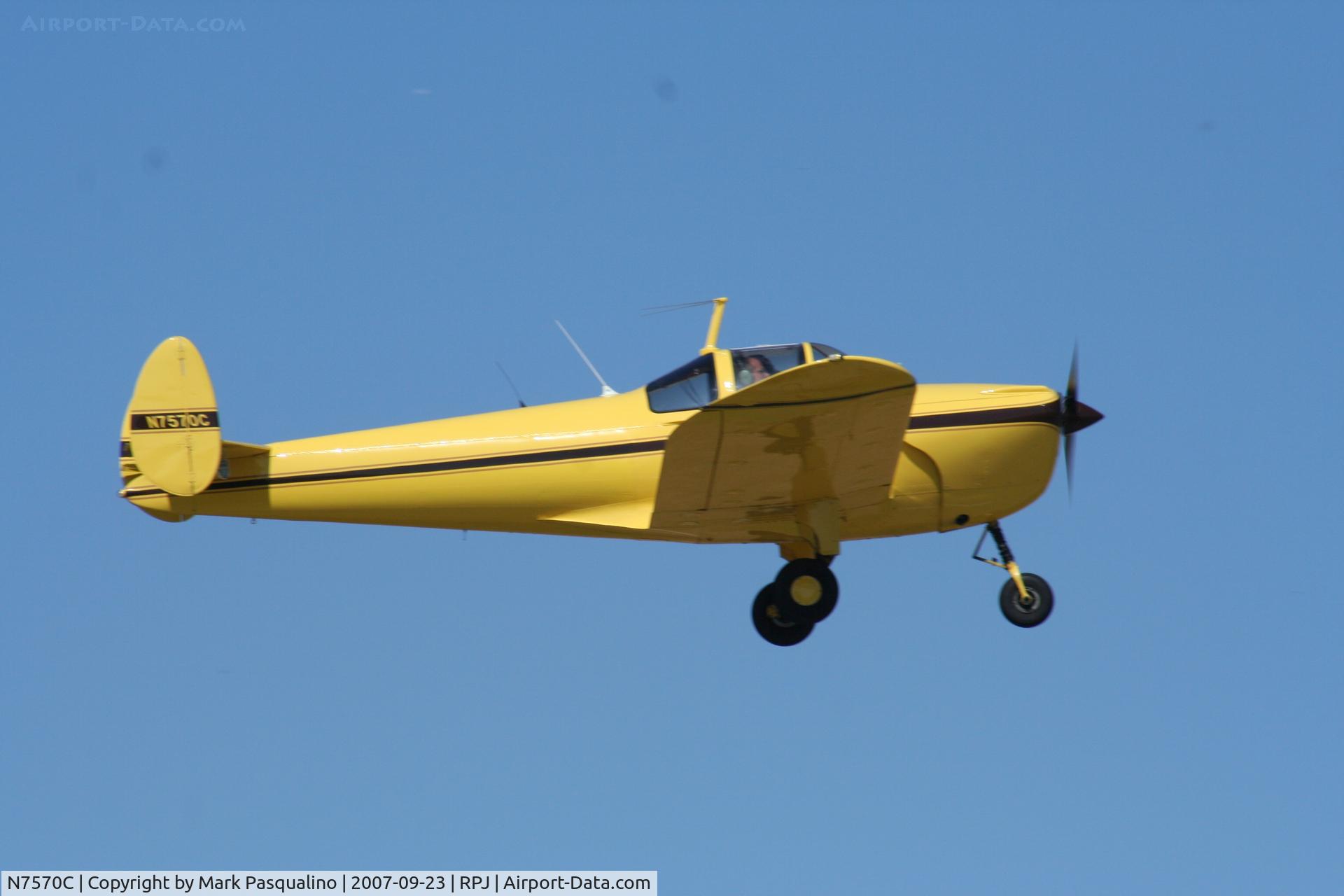 N7570C, 1959 Forney F-1A Aircoupe C/N 5687, Forney F-1A