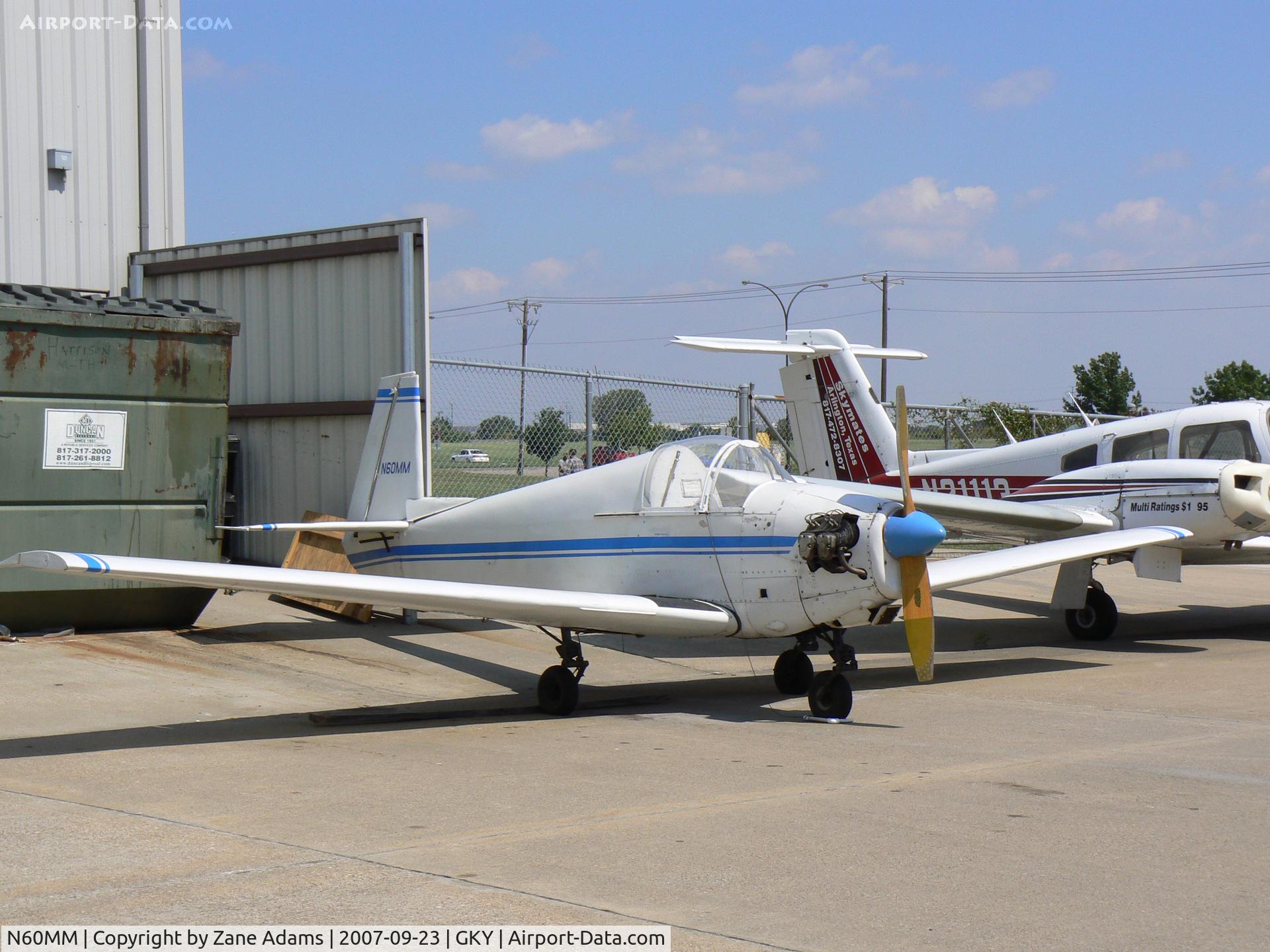 N60MM, 1951 Mooney M-18LA C/N 106, on the ramp at Arlington Muni