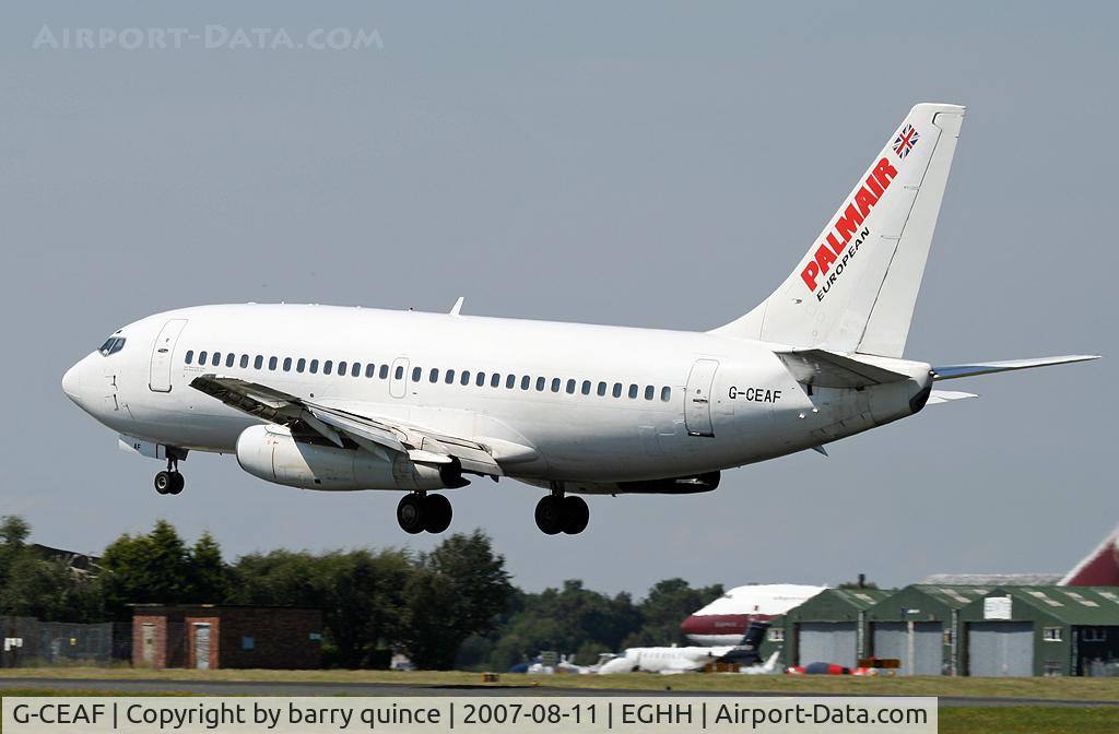 G-CEAF, 1974 Boeing 737-229 C/N 20910, PALMAIR TITLES