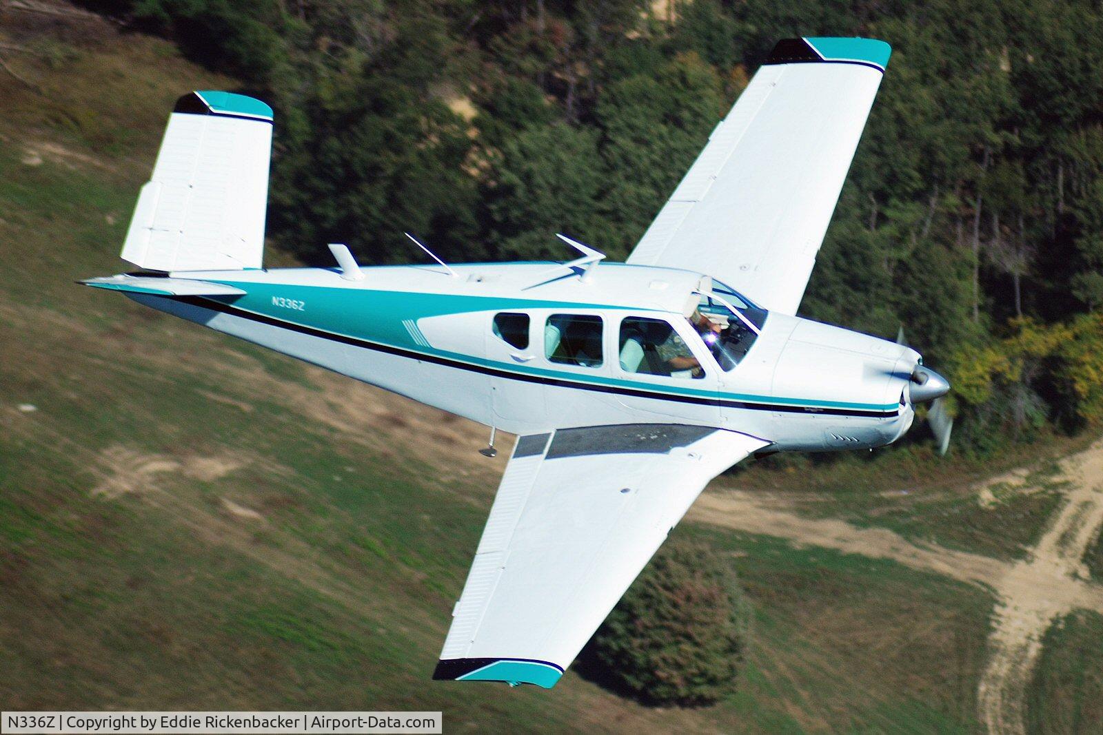 N336Z, 1960 Beech M35 Bonanza C/N D-6489, Passing through