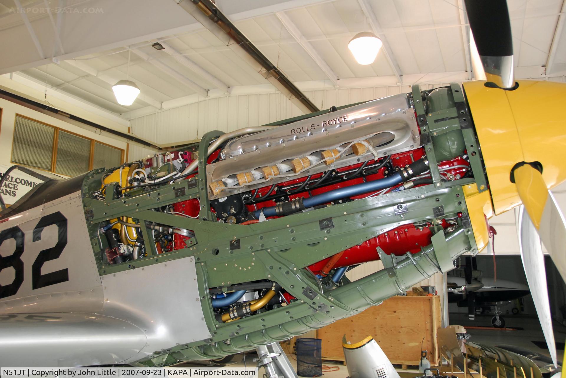 N51JT, 1946 North American P-51D Mustang C/N 122-41122 (44-74582), Getting Joe T's Mustang ready for Columbus, Ohio Mustang Event