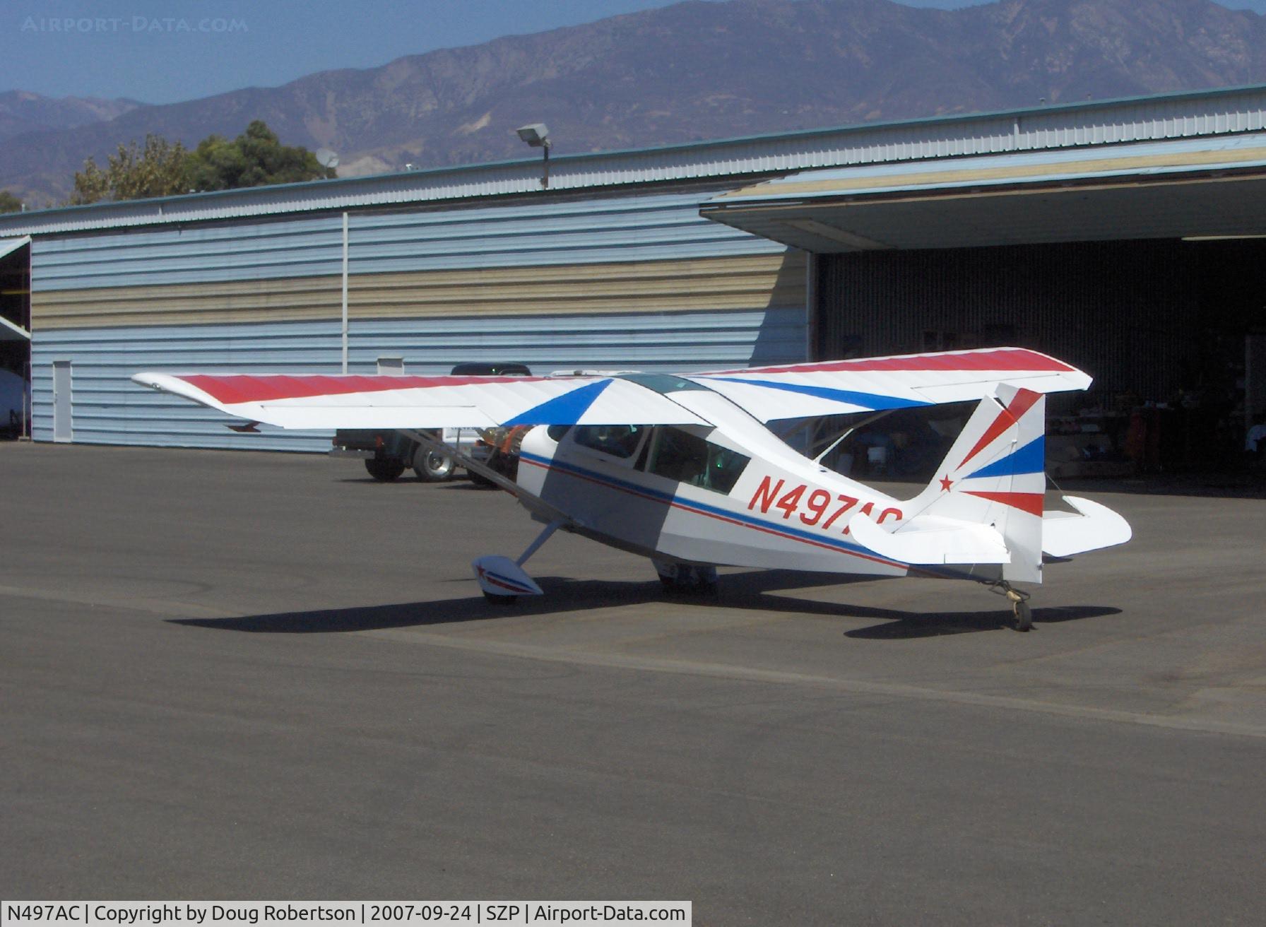 N497AC, 2005 American Champion 7GCAA Citabria C/N 497-2005, 2005 American Champion 7GCAA ADVENTURE, Superior O-360 180 Hp upgrade