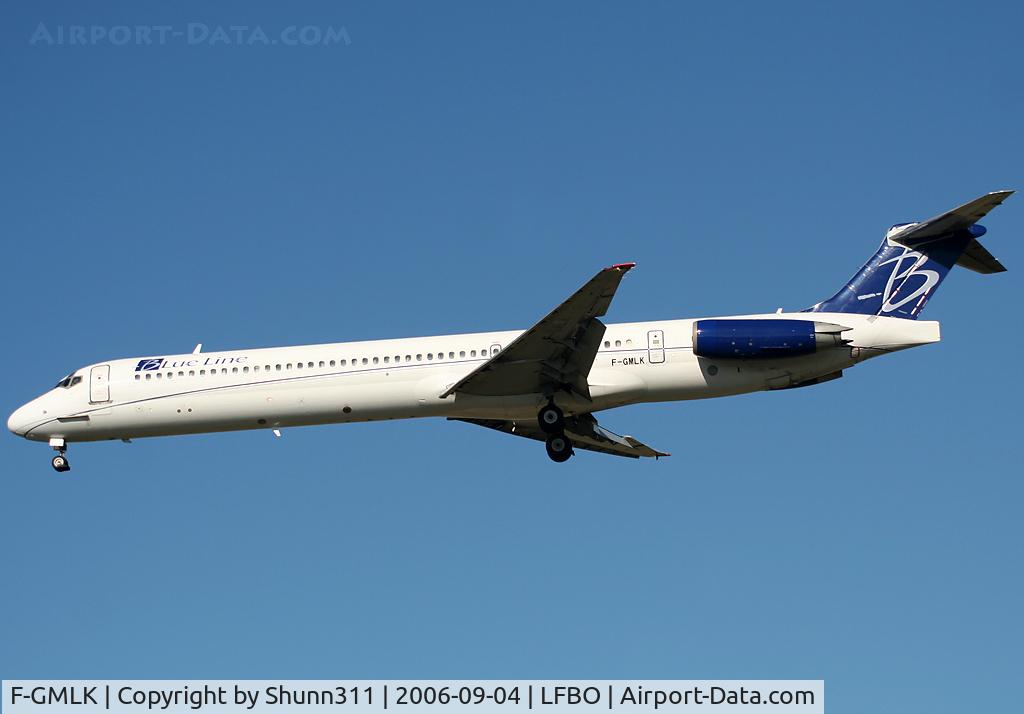 F-GMLK, 1988 McDonnell Douglas MD-83 (DC-9-83) C/N 49672, Landing rwy 32L