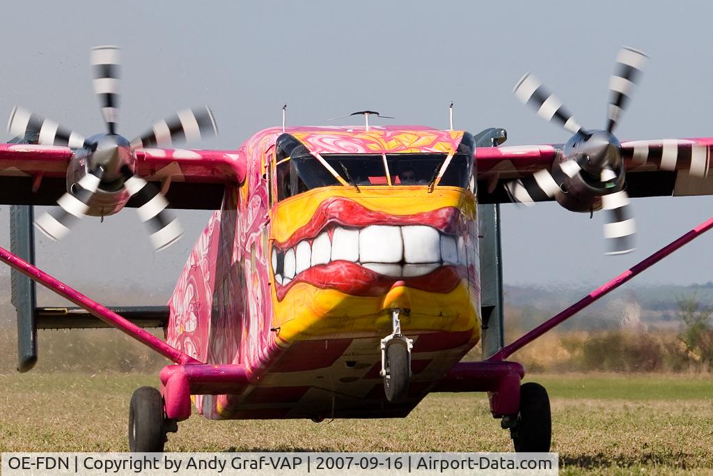 OE-FDN, 1979 Short SC-7 Skyvan 3M-400 C/N SH.1964, Pink Aviation SC-7