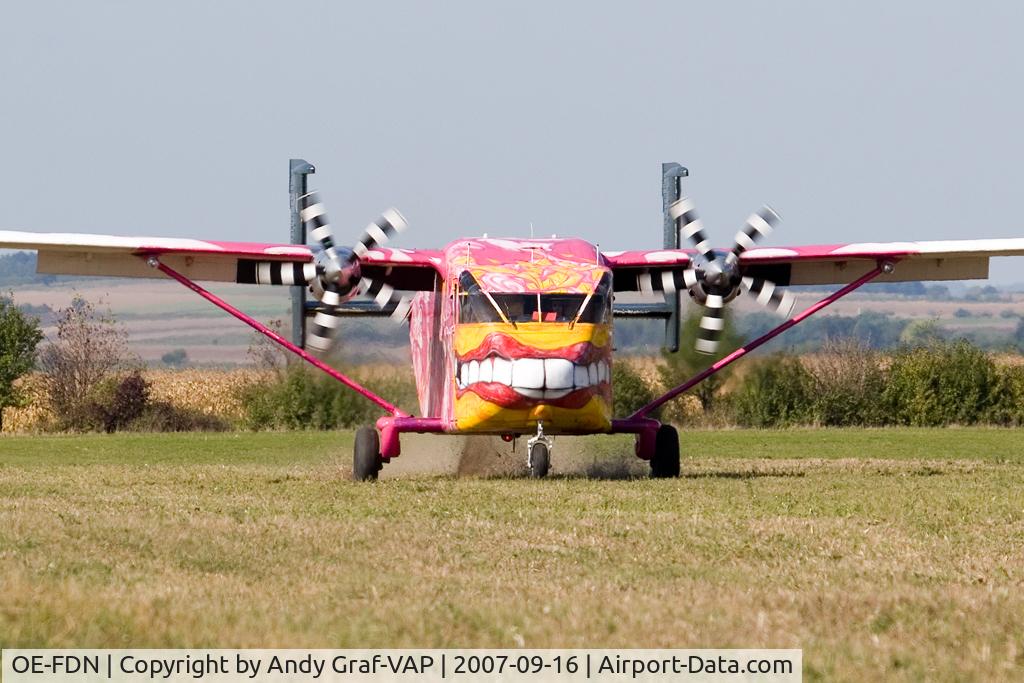 OE-FDN, 1979 Short SC-7 Skyvan 3M-400 C/N SH.1964, Pink Aviation SC-7
