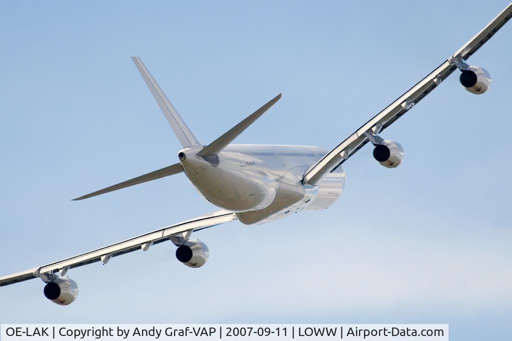 OE-LAK, 1997 Airbus A340-313 C/N 169, Austrian Airlines A340-300