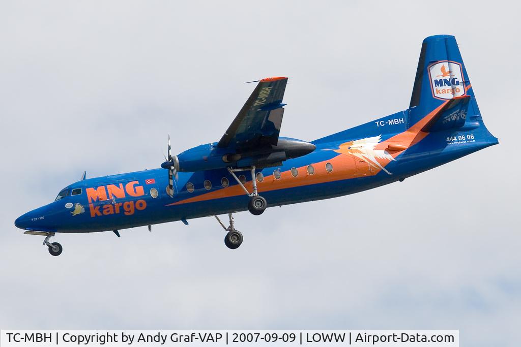 TC-MBH, 1977 Fokker F-27-500 Friendship C/N 10550, MNG Kargo F27