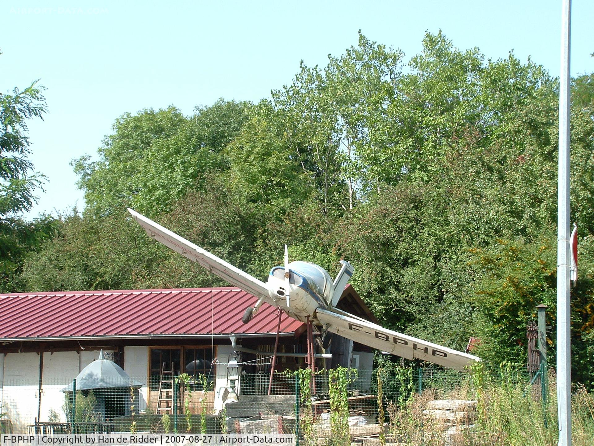 F-BPHP, Socata MS-880B Rallye Club C/N 1188, Obviously WFU - along D306, south of Lissieu, France.