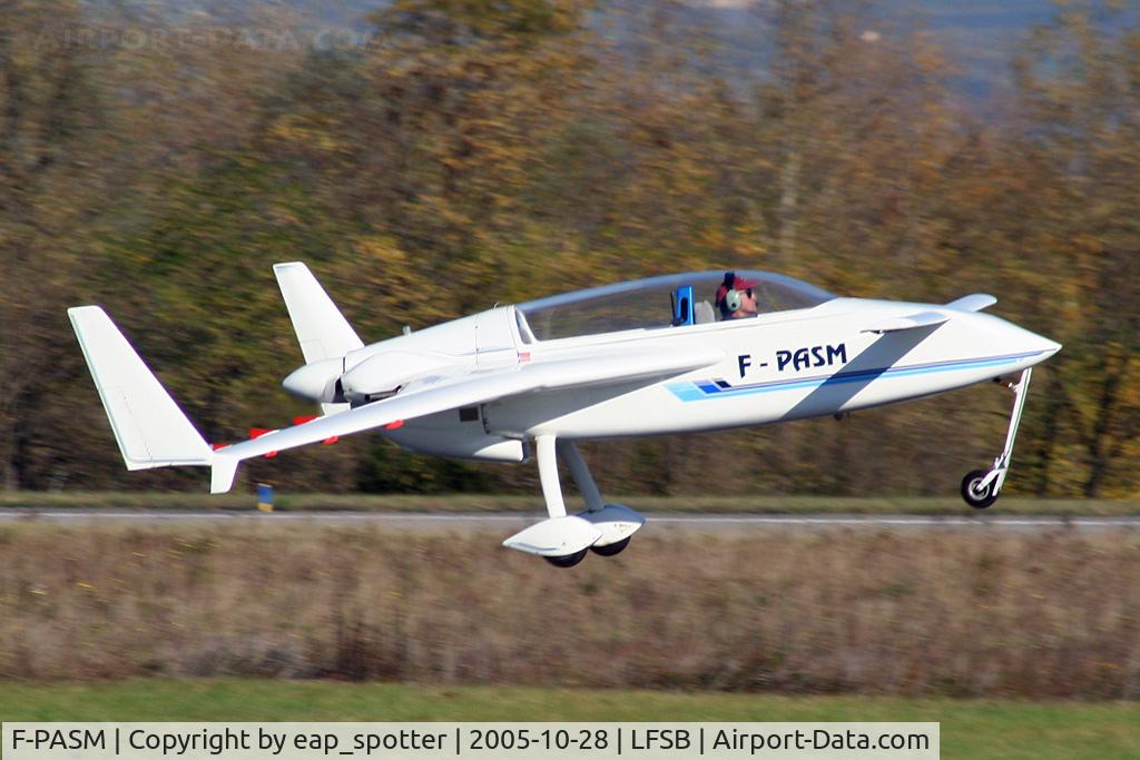 F-PASM, Rutan VariEze C/N 1794, landing rwy 16