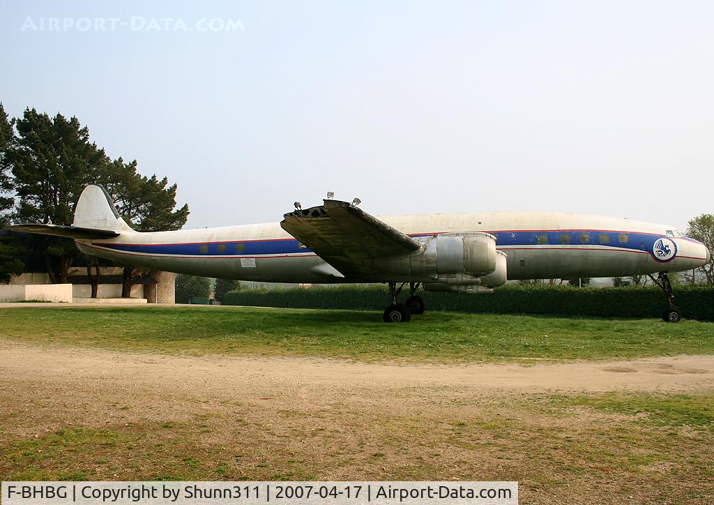 F-BHBG, 1955 Lockheed L-1049G Super Constellation C/N 4626, Preserved in a small town named Ploneis near Quimper