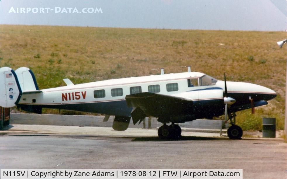 N115V, 1951 Beech C-45G Expeditor C/N AF-17, On the ramp at Meacham Field