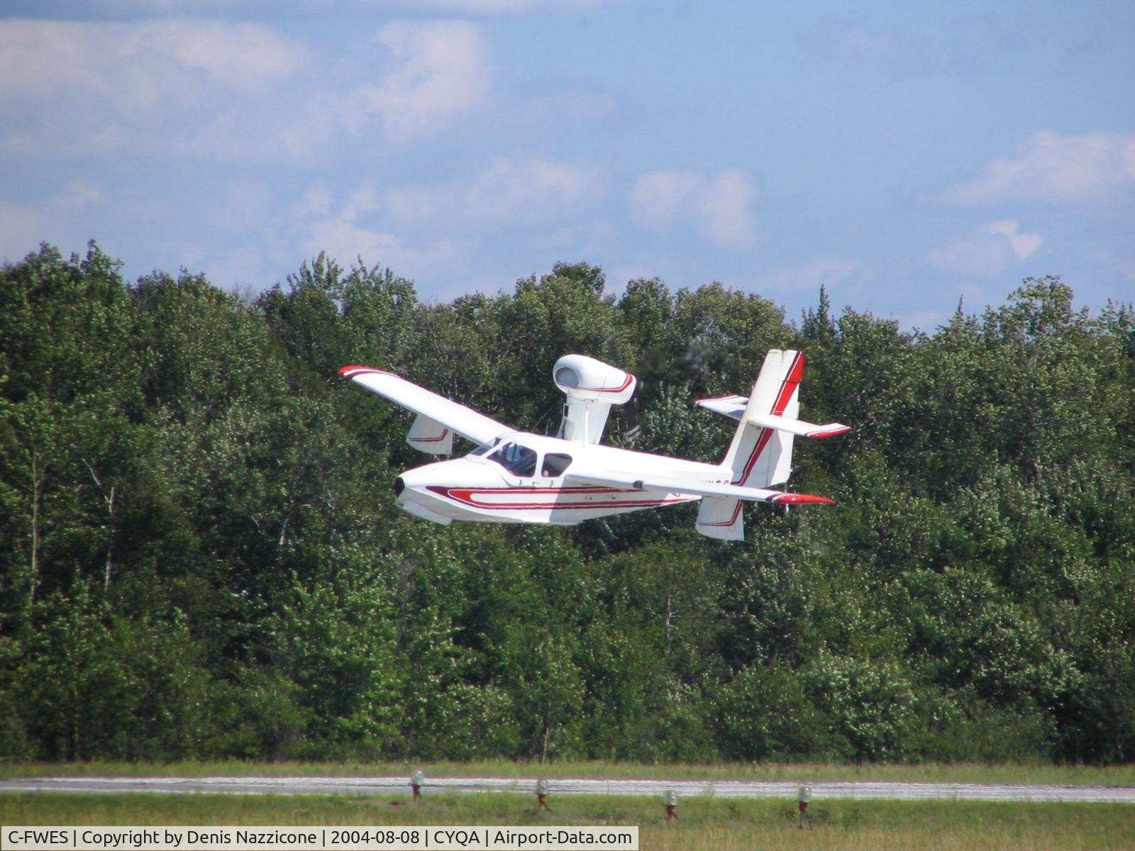C-FWES, 1967 Lake LA-4-180 Amphibian C/N 355, take-off from Muskoka airport