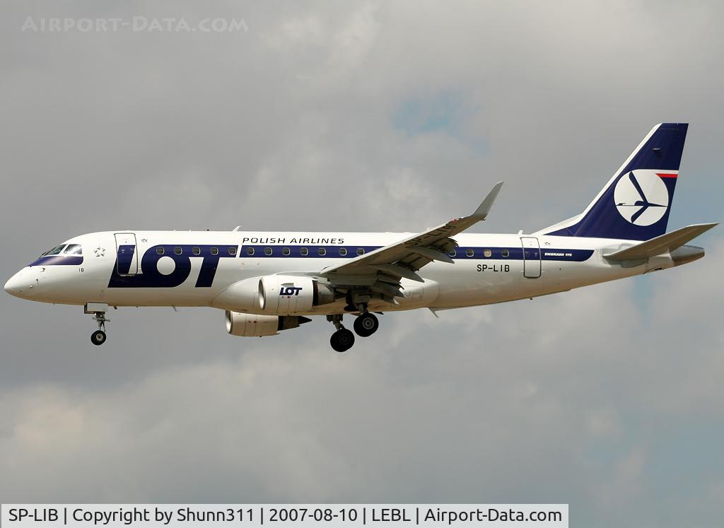 SP-LIB, 2006 Embraer 175STD (ERJ-170-200STD) C/N 17000132, Landing rwy 25L