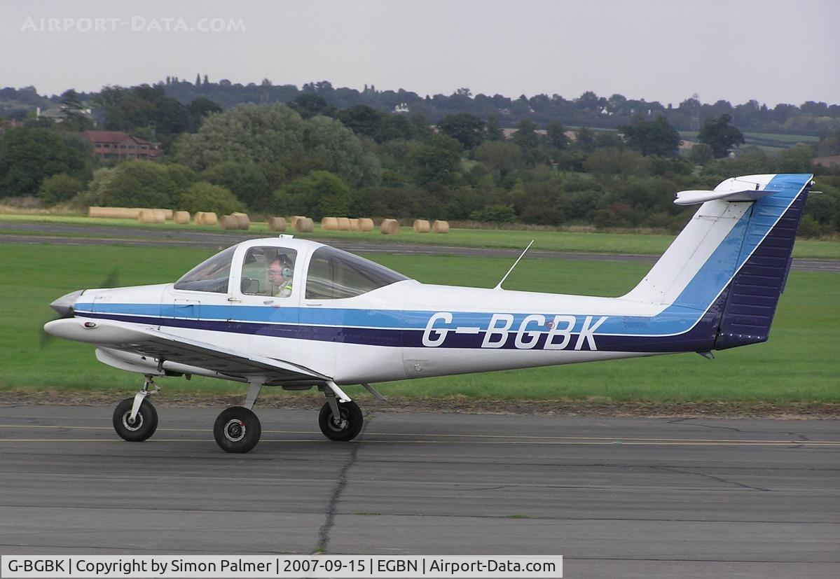 G-BGBK, 1978 Piper PA-38-112 Tomahawk Tomahawk C/N 38-78A0433, One of a number of Tomahawks based at Nottingham