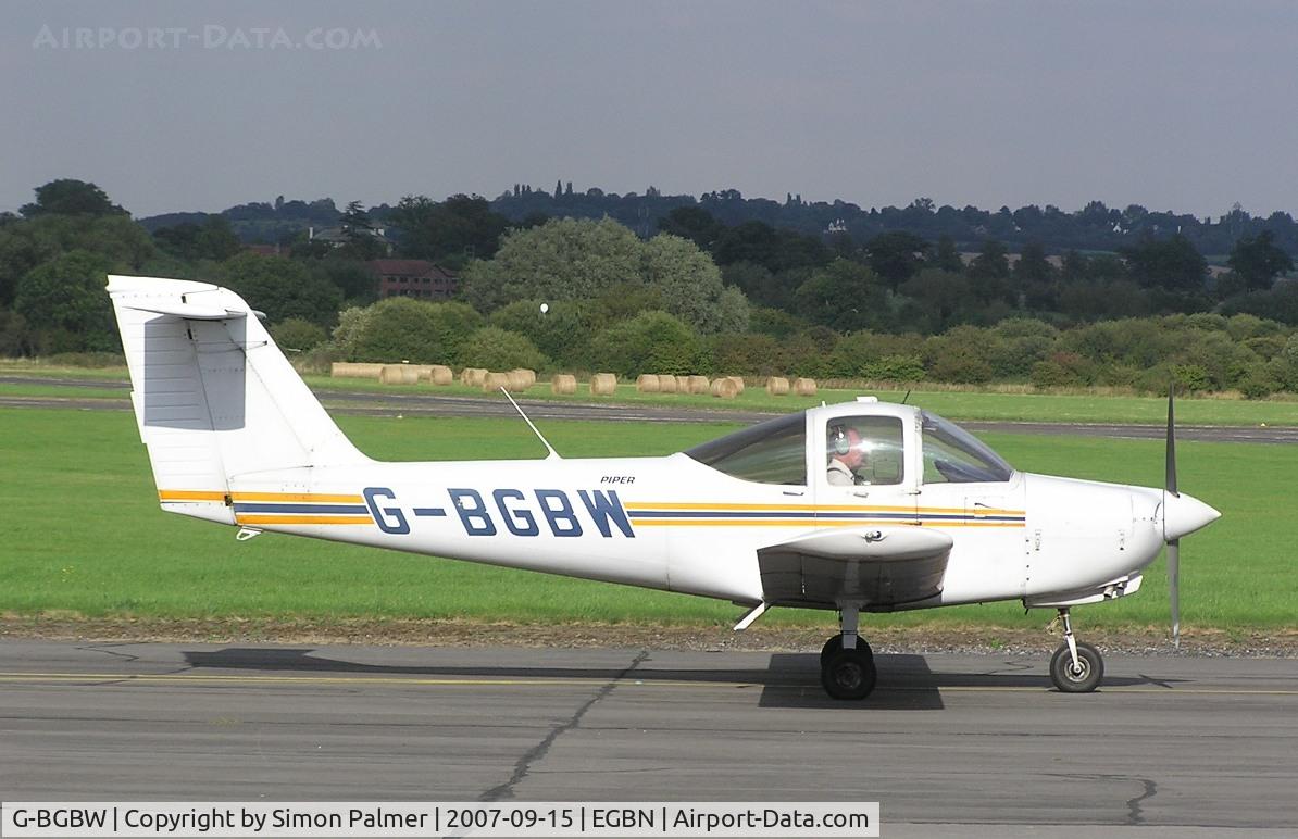 G-BGBW, 1978 Piper PA-38-112 Tomahawk Tomahawk C/N 38-78A0670, One of a number of Tomahawks based at Nottingham