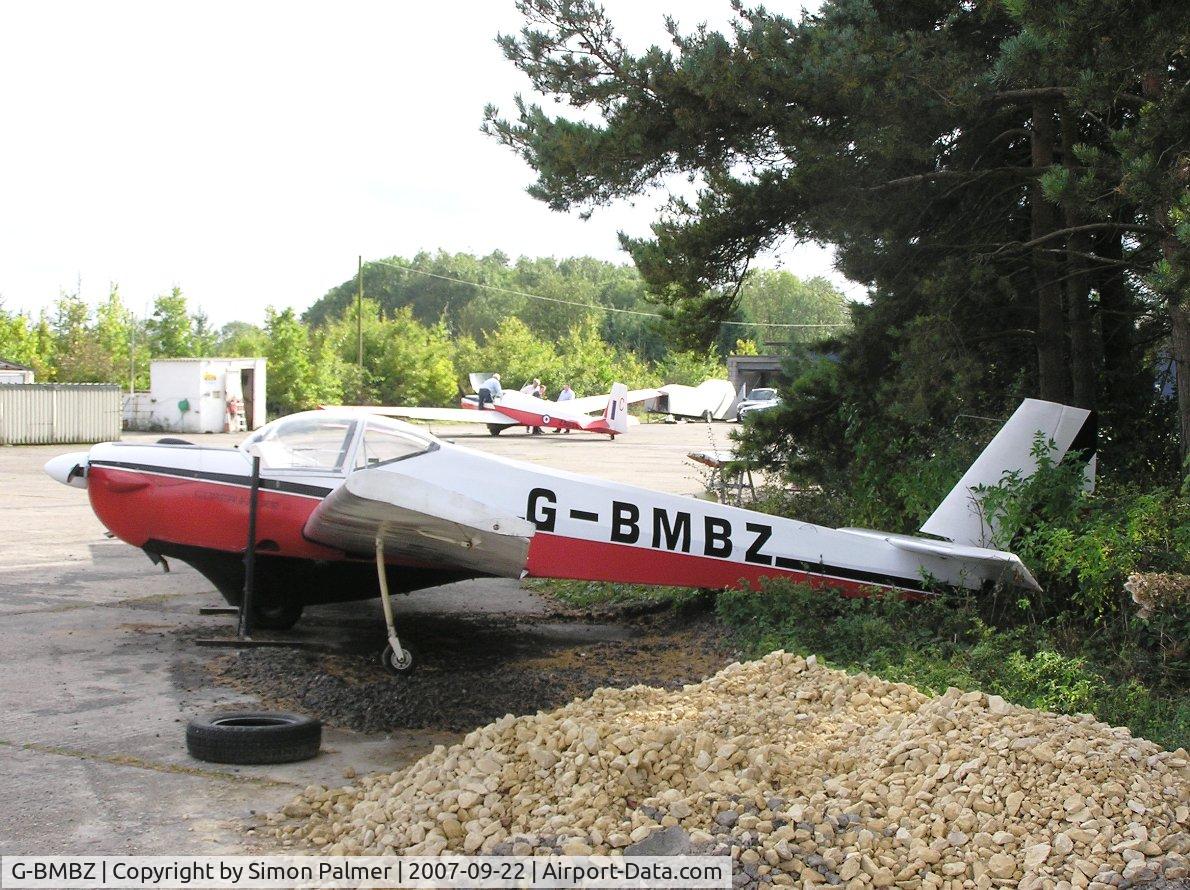 G-BMBZ, 1976 Scheibe SF-25E Super Falke C/N 4322, Super Falke at Saltby gliding site