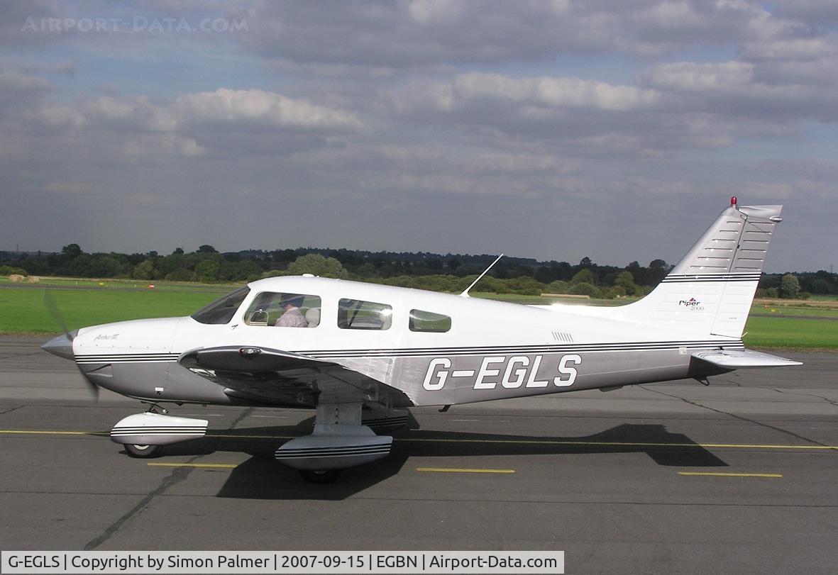 G-EGLS, 2000 Piper PA-28-181 Cherokee Archer III C/N 28-43348, PA-28 at Nottingham Airport
