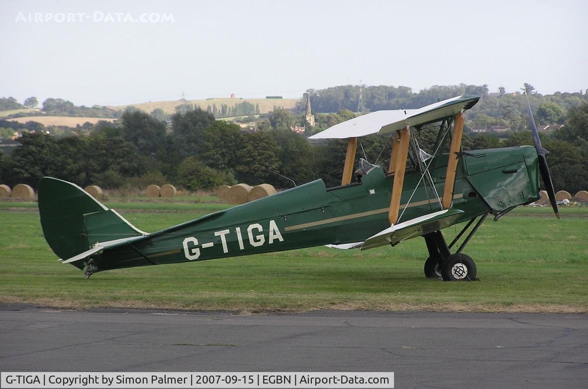 G-TIGA, 1955 De Havilland DH-82A Tiger Moth II C/N 83547, Appropriately-registered Tiger Moth at Tollerton