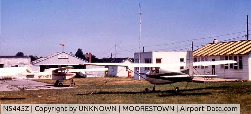 N5445Z, 1962 Piper PA-22-108 Colt C/N 22-9222, PICTURE OF TAIL NUMBER N5445Z