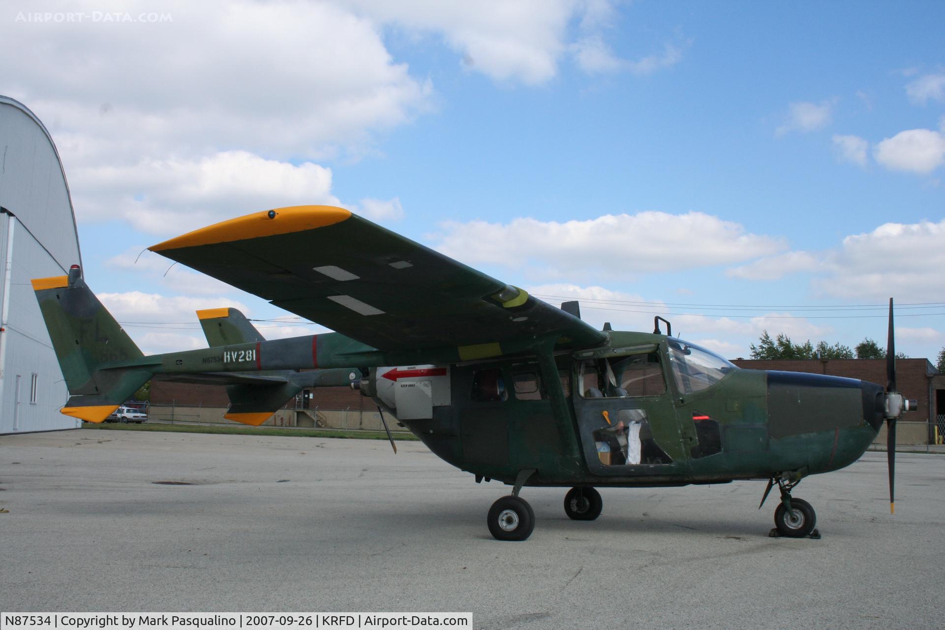 N87534, 1968 Cessna M337B (O-2A) Super Skymaster C/N 337M-0231 (68-10866), Cessna O-2A