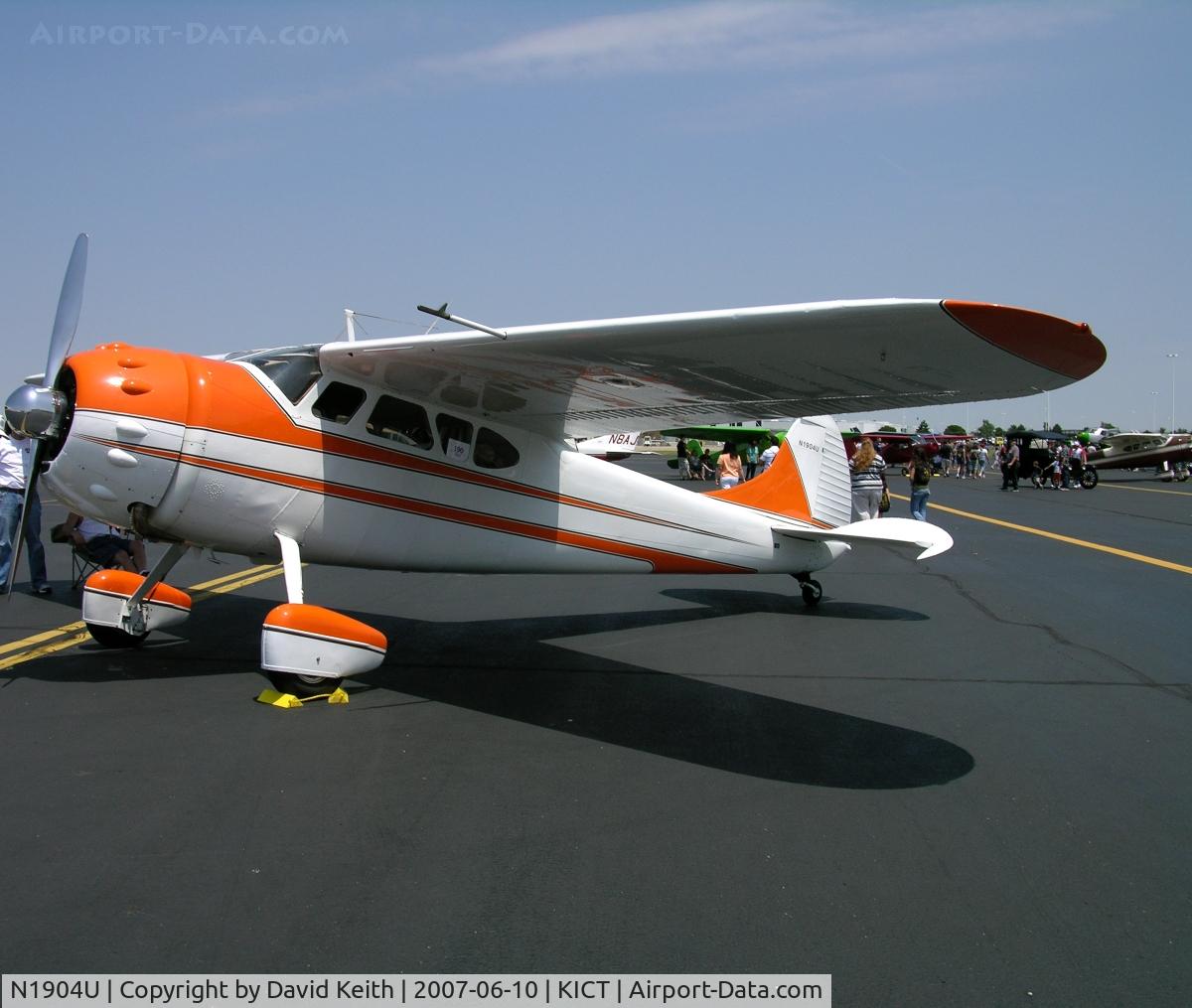 N1904U, 1950 Cessna 190 C/N 7592, Cessna open house 2007